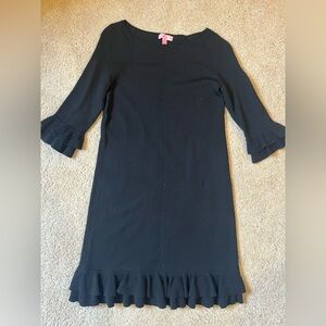 Lily Pulitzer Helena merino Sweater dress black size small